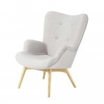 Fauteuil scandinave gris