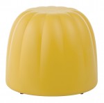 Pouf canelé (PM) jaune