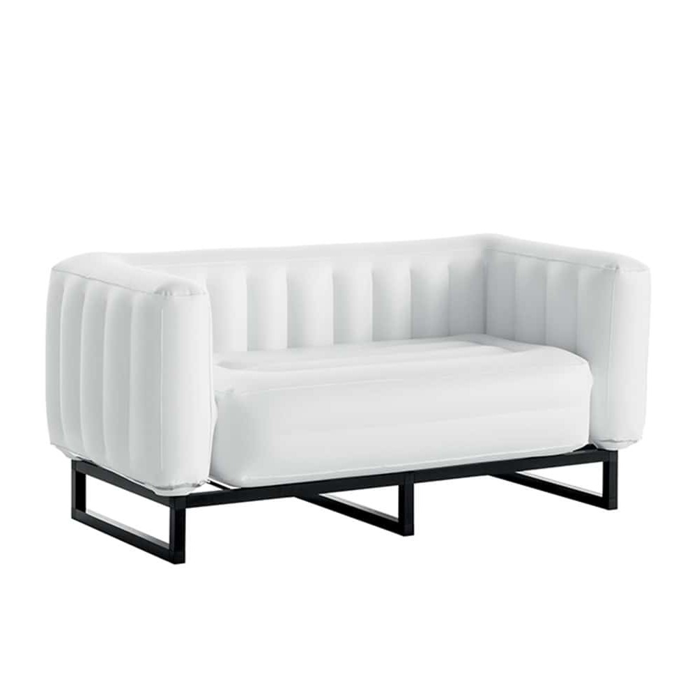 Canapé gonflable blanc